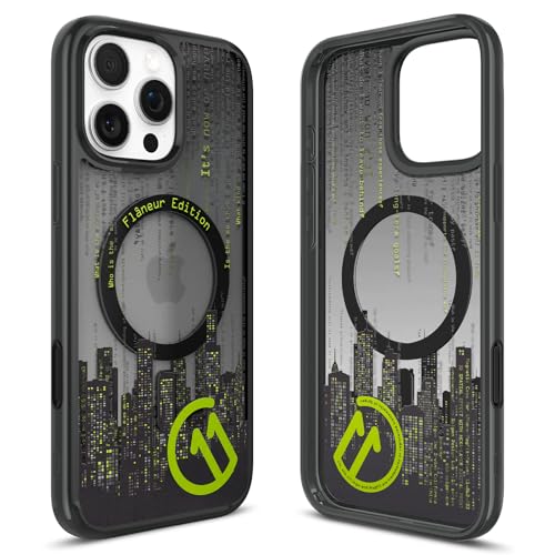 Spigen Ultra Hybrid T MagFit Case for iPhone 16 Pro [c11 Series Flâneur edition] [Camera Control Button Covered] [MagSafe Compatible] [3D Spatial Effect with Hexa-Layer Print] - Flâneur