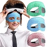 Tela excepcional: la cubierta de la máscara para ojos VR cuenta con una tela avanzada de doble capa con una gran área de superficie absorbente que evita que el sudor entre en la cara y los ojos, el diseño de área amplia hace que la máscara absorba más el sudor y se seque rápidamente. fresco y seco, mejorando su experiencia con auriculares VR.