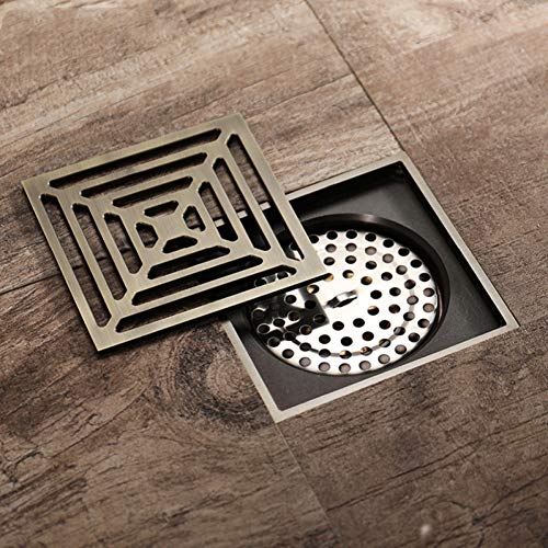 Crépine de douche haut de gamme et drain de sol carré design