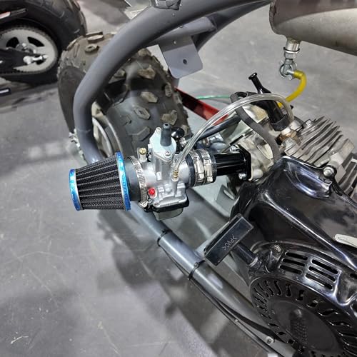 Image of Upgrade PWK 24mm Carburetor Air Filter Intake Pipe Manifold Kit For Coleman CT200U BT200X For Baja Warrior MB200 For Predator 212cc 196cc Non Hemi Honda GX160 GX200 6.5hp Engine Mini Bike Kart Black