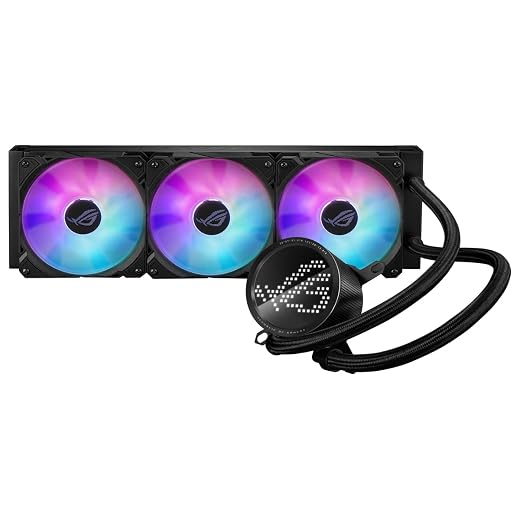 ASUS ROG Ryuo III 360 All-in-One CPU Liquid Colour with Asetek 8th Gen Pump Solution, Anime Matrix LED Display and ROG ARGB Cooling Fans