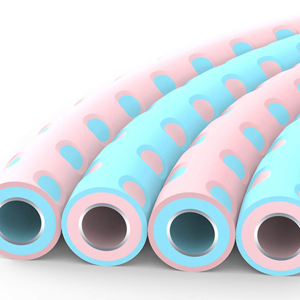 Cerchio di fitness Circles Pilates Fitness + hula hoop for adulti e adolescenti, Regolazione 2-10kg ponderata Hula Hoop for adulti, 6 Sezione staccabile Hoola Hoops for Vita Trainer vita sottile Sport