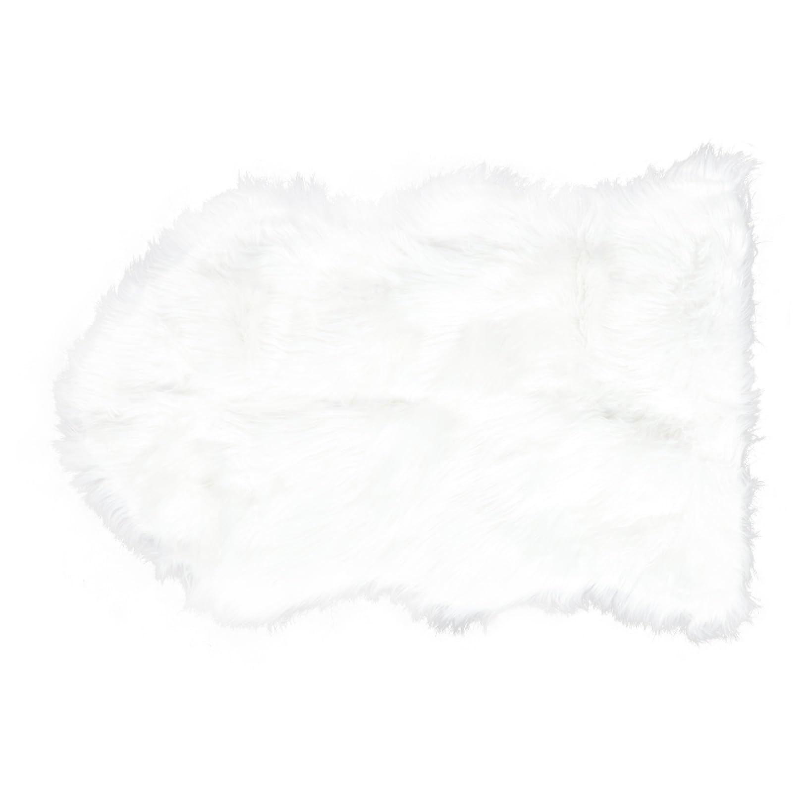 Tapis de sol confortable fausse fourrure pour chambre d'adulte