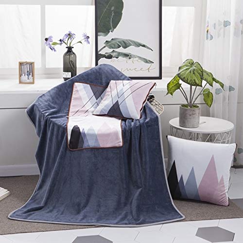 Couverture en peluche multifonctionnelle pour le bureau et les trajets en voiture
