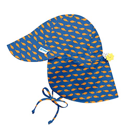 i play. by green sprouts Baby Boys Flap Hat | All-Day UPF 50+