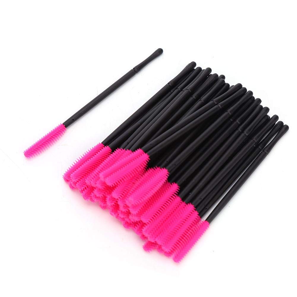 Eyelash Brush Eyebrow Mascara Brushes Set, 50 pcs Disposable Mascara Brushes Wand Applicator Eyebrow Makeup Brush Kits Beauty Eyelash Extension Supplies(#4)