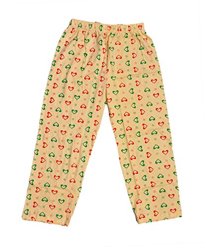 Image of IndiWeaves Regular Fit Pure Cotton Pajama Pants with All Over Print for Girls (Multicolor Designs)(Pack of 4)