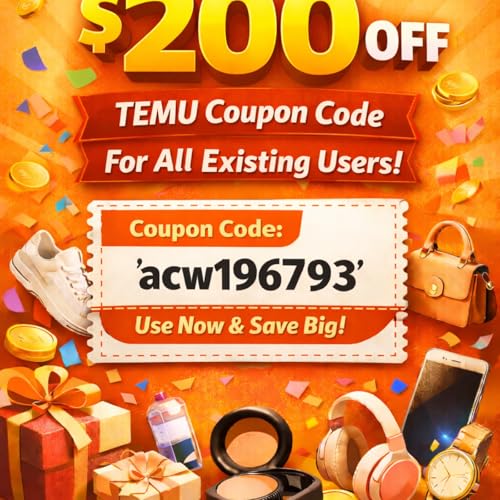 Couverture de NeW $200 off TEMU CoupoN Code [acw196793] for all Existing Users