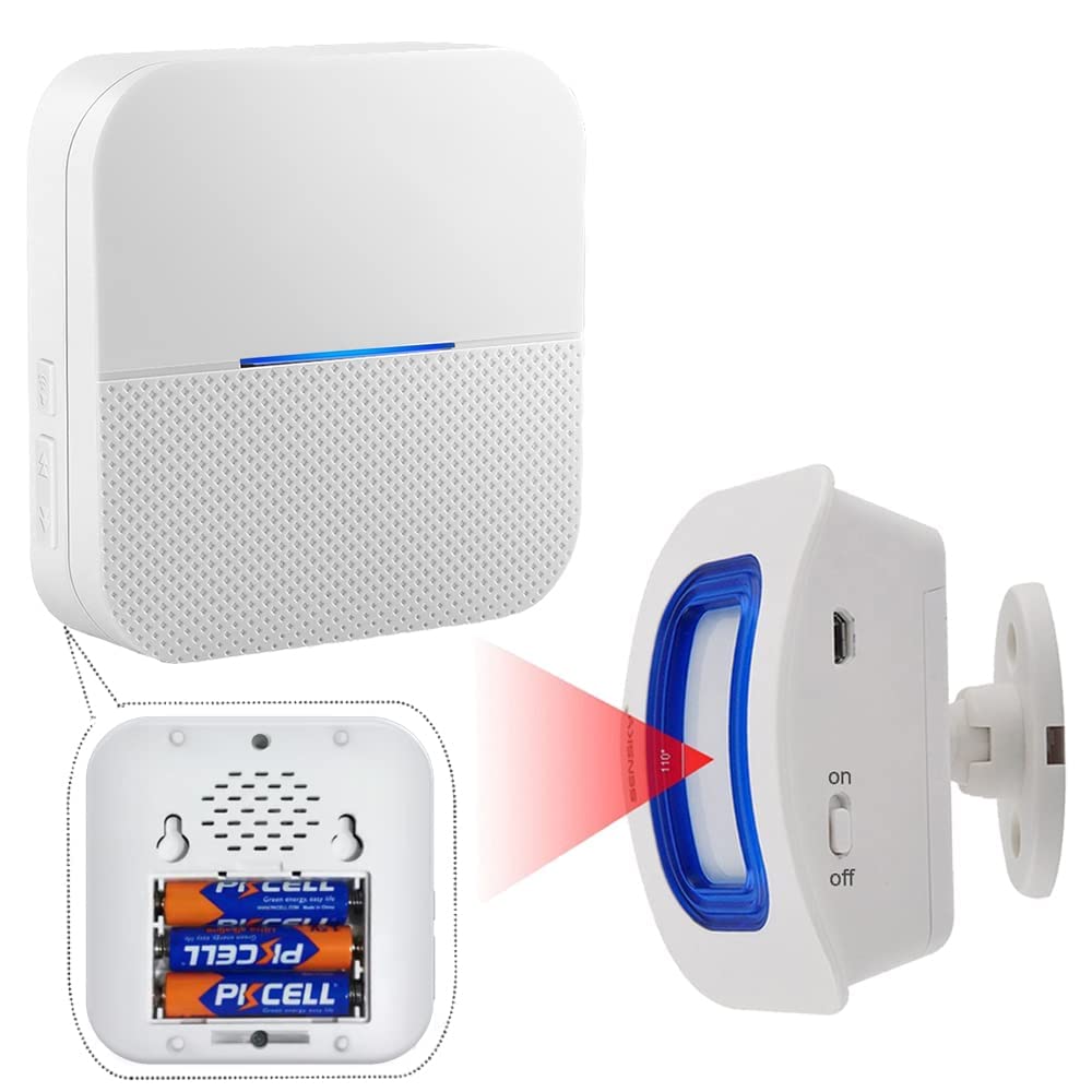 Buy Caregiver Pager Indoor Portable Motion Sensor Alarm Room Bed Alarms