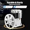 Air Compressor Pump 3HP 250L/min Air Compressor Head Pump Cylinder Cast Iron Air Compressor Head Piston Style Lubrication Pump