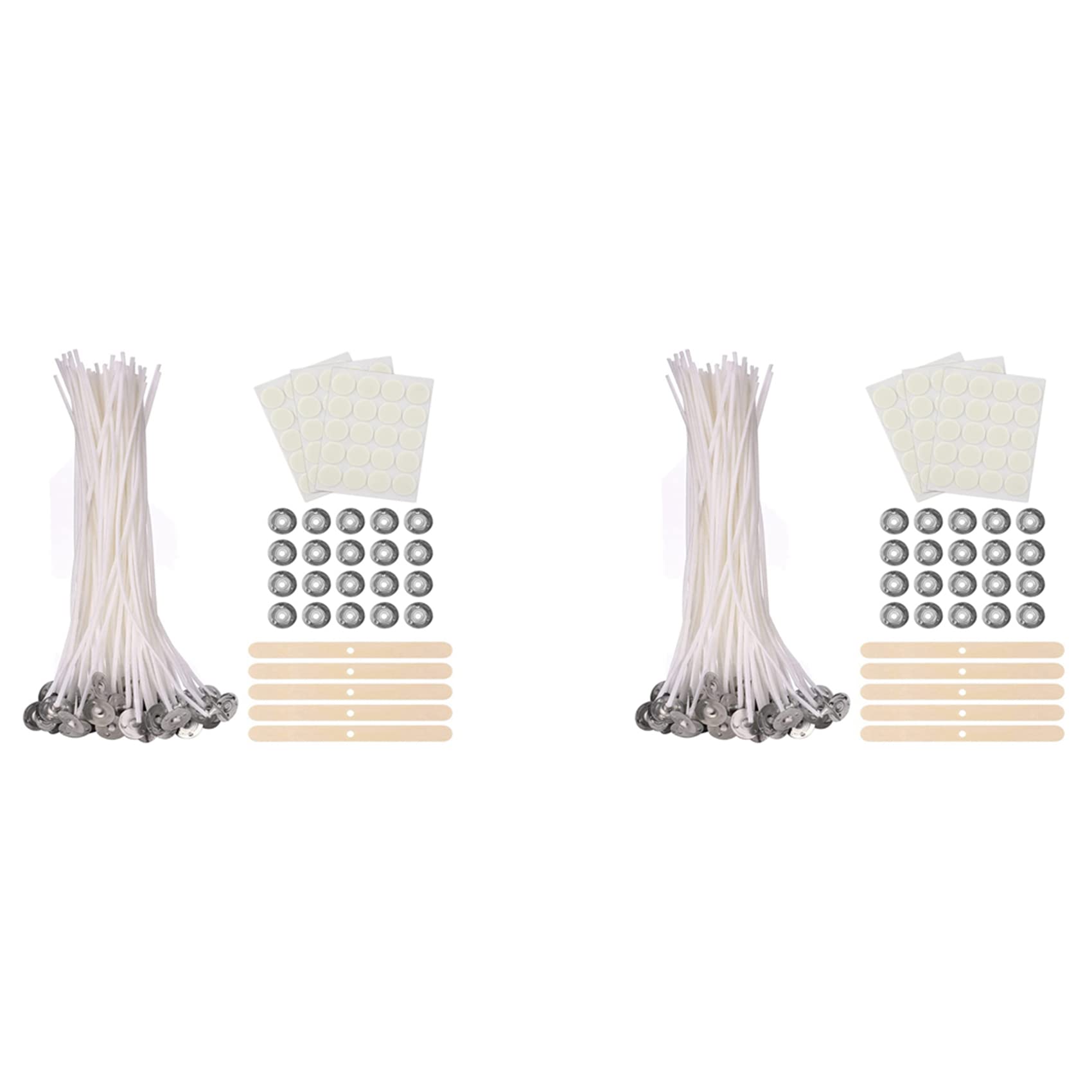 Hndhbfgrt Candle Wicks (Pack of 200), 15 cm Wicks for Candles, Odourless Candle Wicks for Candles for Candle Making Candle DIY