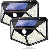 2-Pack XYon 100 LED Outdoor Motion Sensor Solar Lights