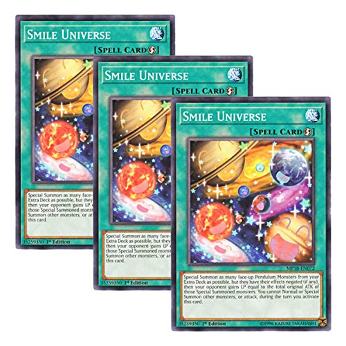 Amazon.co.jp: 【 3枚セット 】遊戯王 英語版 MP18-EN072 Smile