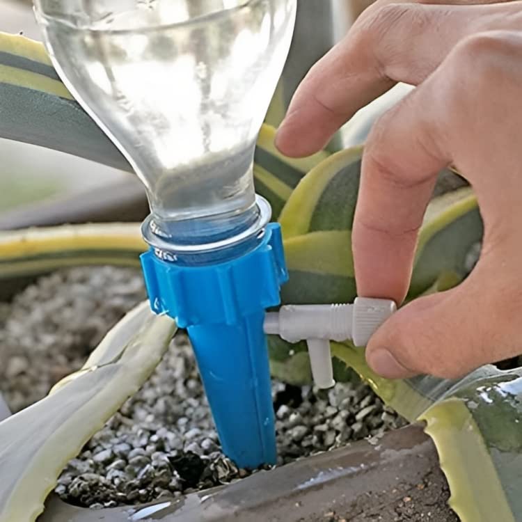 SR TRENDS™ Self Watering Spikes Adjustable - Plastic Bottle Drip Spikes Water Flow Drip Irrigation System with Control Valve Plant Waterer for Garden Plants Indoor and Outdoor (10 Pcs) (B0CJRWCFT4) Amazon Price History, Amazon Price Tracker