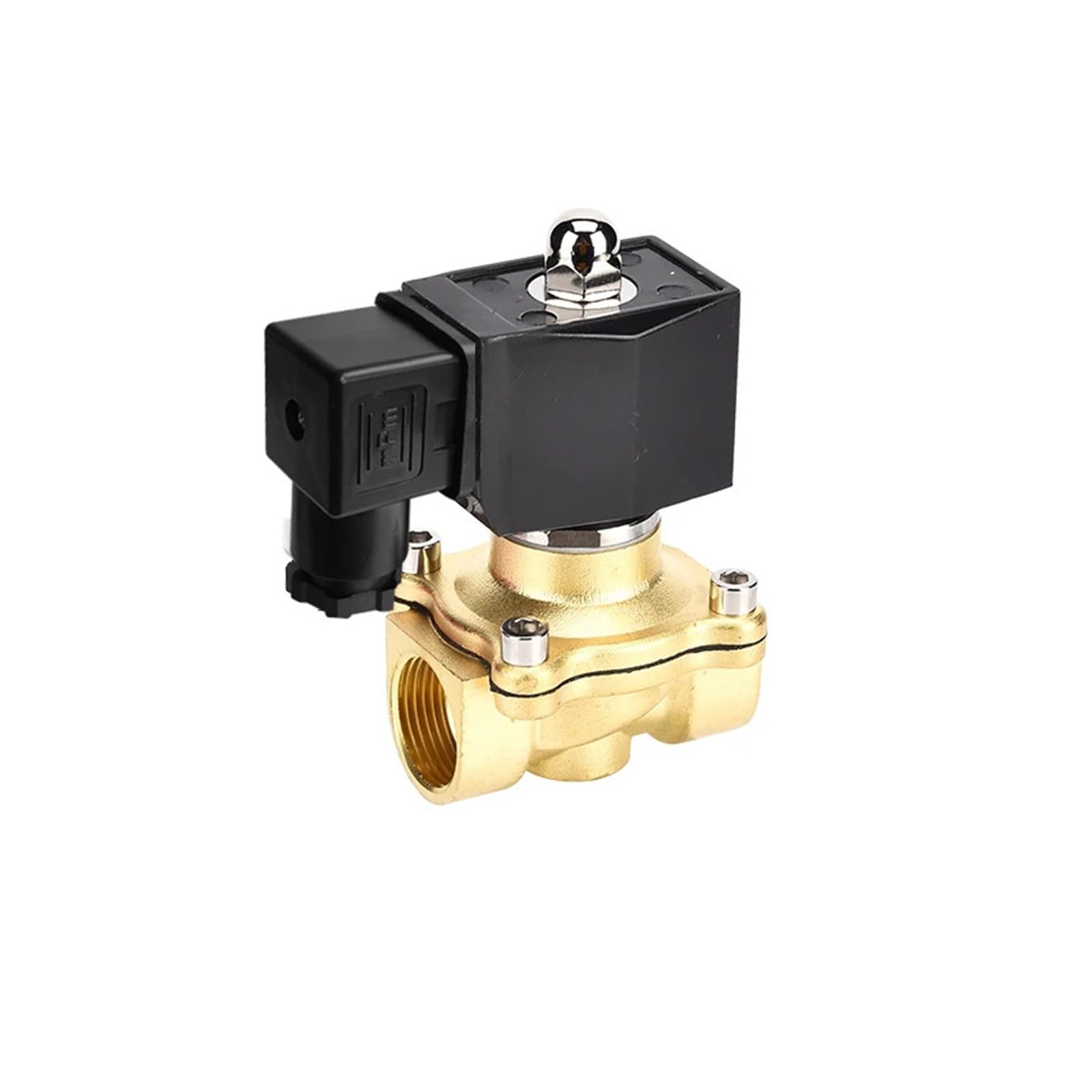 VSPPJYFG 3/4" NPT threaded solenoid valve 24v DC IP65 normally closed brass solenoid valve 24V 12V 220V 110V(NPT-110VAC-NBR-SEAL)