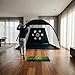 Lunarthos Golf Net 10 x 6.6 FT Practice Set with Tri-Turf Mat, Balls, Tees, and Carry Bag, All-in-One Multi-Target Training Aid for Outdoor & Indoor - Gifts for Men, Dad, Husband