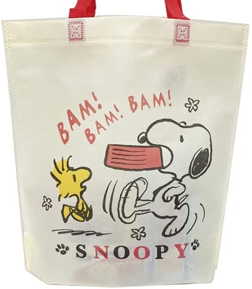 スヌーピートートバッグお菓子詰め合わせ【４種類から１つランダムチョイス 駄菓子 お菓子セット】【イベント】【プレゼント】【お楽しみ会】【子ども会】【クリスマス会】