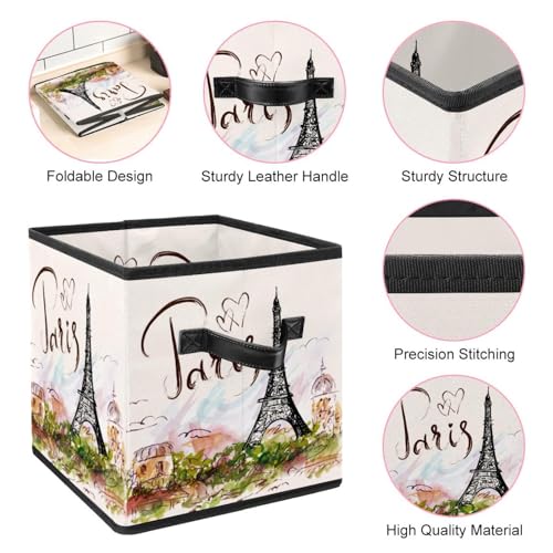 Panier de rangement pliable pour placard et chambre Paris - 5