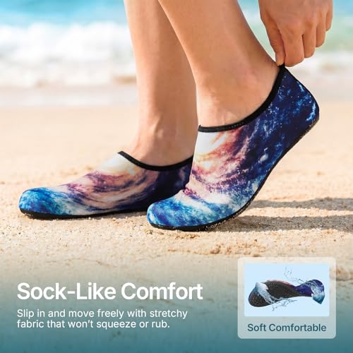 Image of Water Shoes for Women Men Quick-Dry Aqua Socks Swim Beach Outfits Barefoot | Yoga Exercise Wear Sport Accessories Pool Camping Must Haves River Hiking Youth Adult