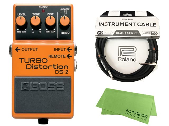 Amazon | 【Roland ケーブル+クロスセット】BOSS TURBO Distortion DS 