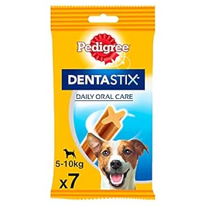 Pedigree Dentastix Snack Dental para la Higiene Oral de Perros Pequeños (10 paquetes de 7ud)