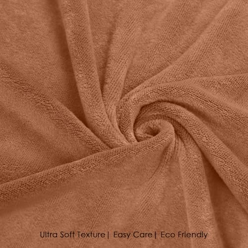 Image of HOUSSE Premium Microfiber Bath Towel - Extra Large 75x150cm Quick Dry Towels for Women Men & Kids | Super Soft Plush 550 GSM | Ultra Absorbent for Home Swimming Sports & Travel | Caramel Cafe