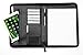 Executive Office Solutions Professional Business Padfolio Portfolio Briefcase Style Organizer Folder & Notepad Synthetic Leather – Black