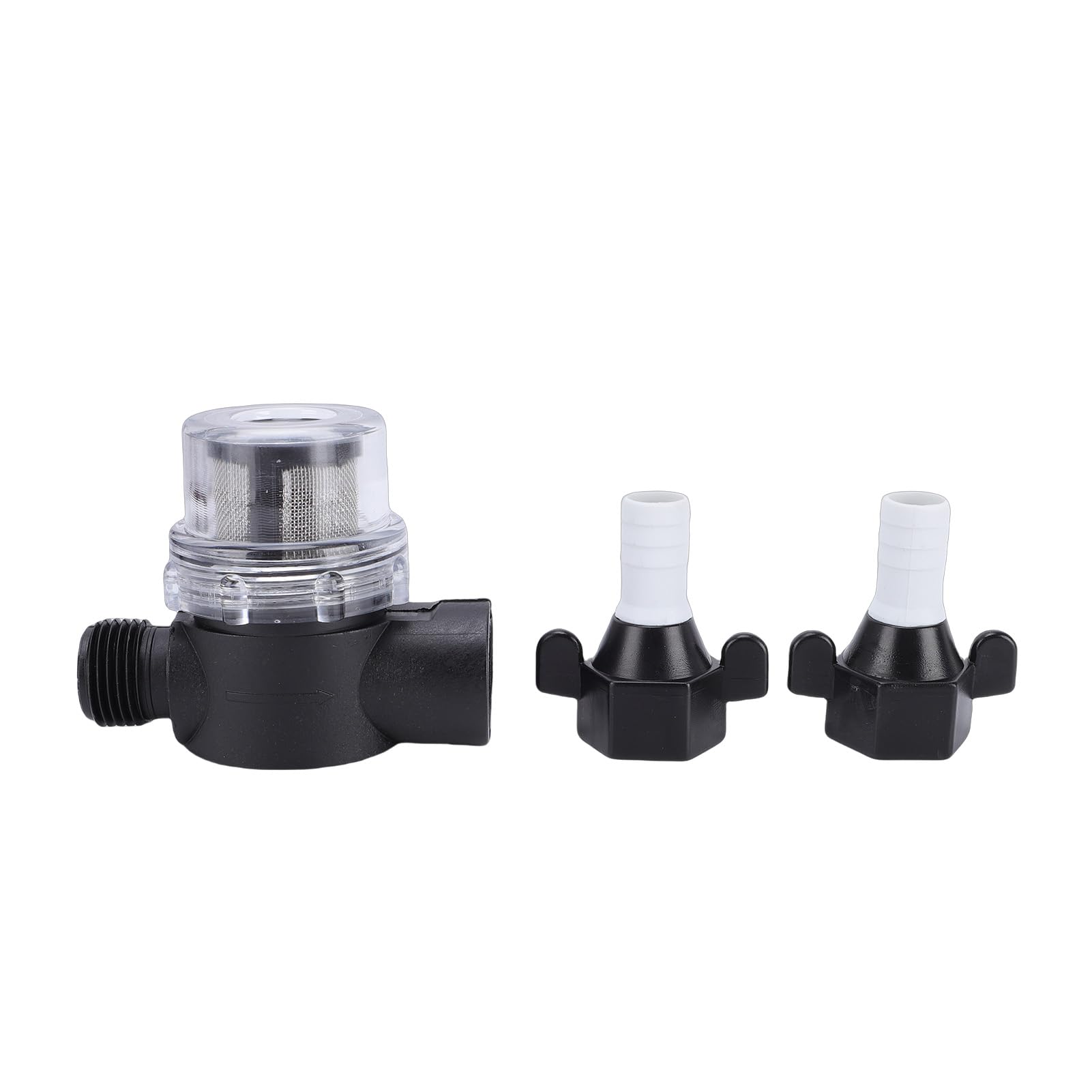 Tbest Bomba de Agua RV de 3,0 GPM, 12 V, Autocebante, Marina Silenciosa para Vehículos de Acampada, Remolques, Barcos Pequeños, Metal Plateado