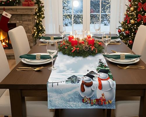 KAMACA Tischläufer 40x140 cm mit hochwertigem Druck-Motiv Küche...