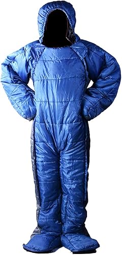 Gaorui Saco de dormir de momia humanoide saco de dormir al aire libre camping saco de dormir invierno interior al aire libre portátil ultraligero