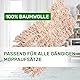 Wiederverwendbare Bodenwischer Bezug Ersatzmoppköpfe 40x12 cm - aus Hochwertiger 100% Baumwolle - Absorbiert Große Mengen Wasser - Einfach zu Ersetzen – ONIX TECH