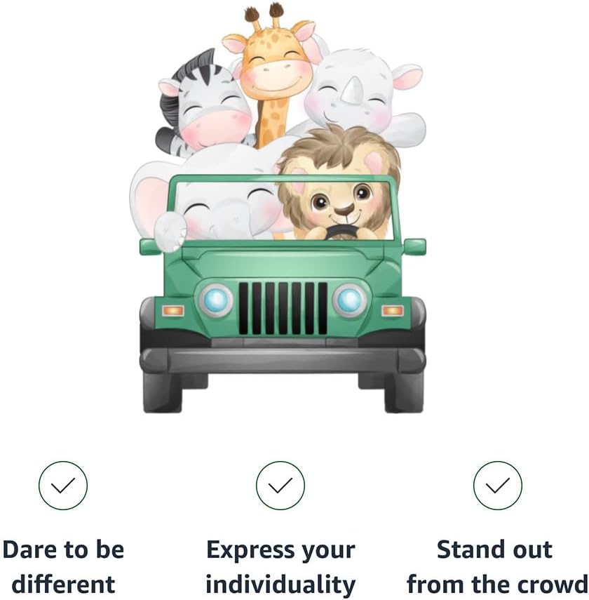 Cartoon Animals Kids' Baseball T-Shirt - Items for Kids