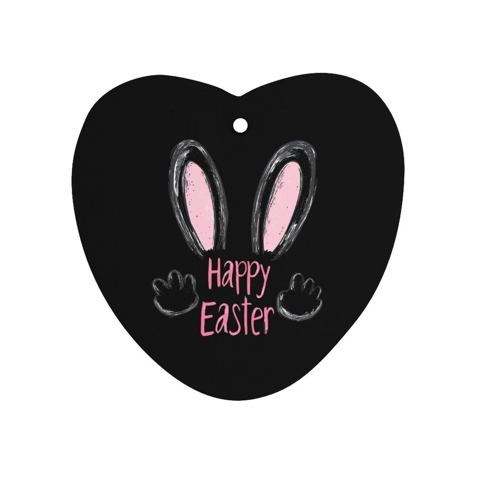 Happy Easter Car Air Freshener Hanging Aromatherapy Tablets for Car Accessories Love form