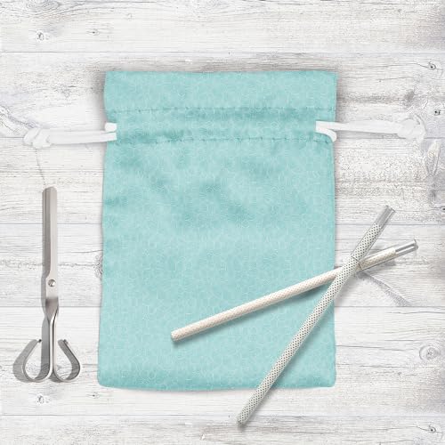 Image of ArtzFolio Hand-Drawn Waves D2 | Pouch Wrist Potli Bag | Bag for Weddings & Casual Parties
