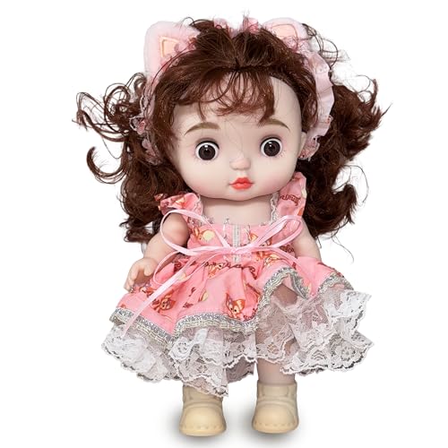 Image of Mimi Doll with Cute Big Eyes & Long Hair in Gift Box - Baby Toy Dolls for Kids 3+ Years | Premium Toys in for Children