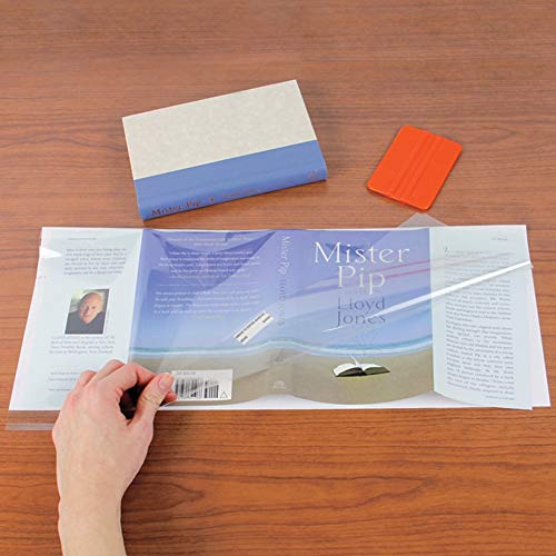 The Library Store Open-Edge Adjustable Book Jacket Covers Gloss 1.5-Mil Rolls (16" X 200 Ft.) #TOP1