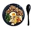 Lucky Star Melamine Plastic Spoons Melamine Soup Serving Mixing Desert Spoon Utensil, 7-3/4
