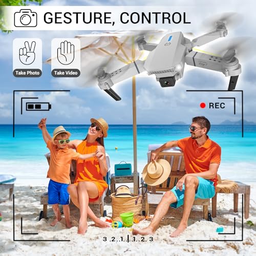 Drone with Camera 1080P Camera for Adults FPV RC Quadcopter Foldable Drones One Key Take Off/Land, 3D Flips, Mini Drone for Adults Beginners Under249g - Image 4