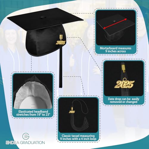 Image of Endea Graduation Shiny Cap & Tassel
