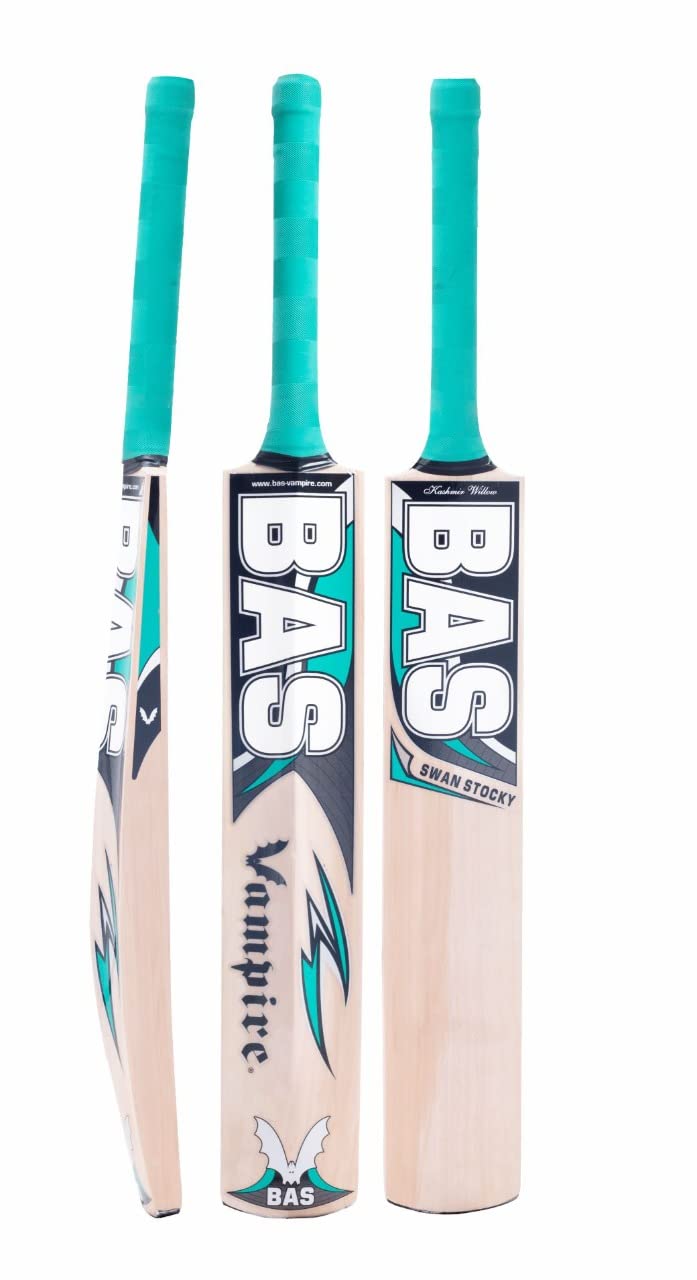 BAS Vampire Swan Stocky Kashmir Willow Cricket Bat, Standard Size