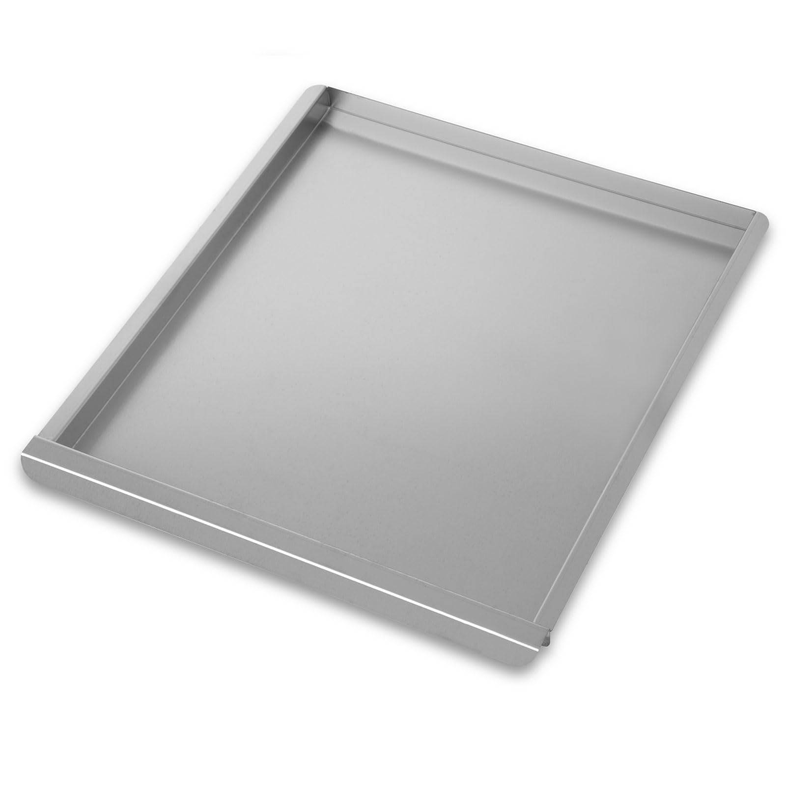 VERTES Crepes Maker - Plato para crepes eléctrico (acero inoxidable, placa de 40 cm, 3000 W, revestimiento antiadherente, temperatura regulable de 50 a 300 °C)
