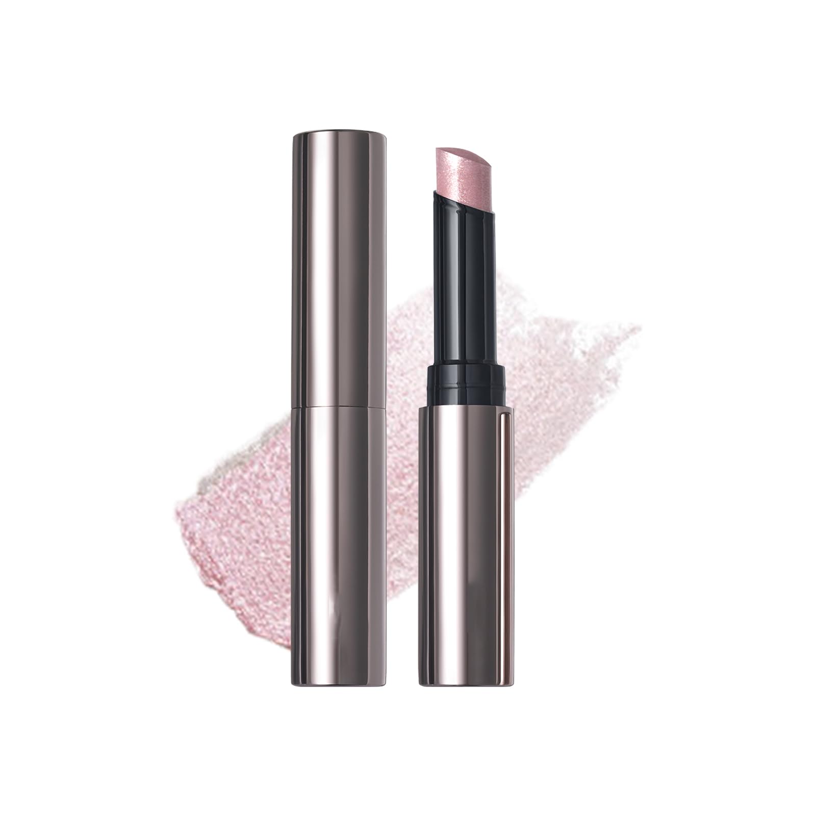 Diamond Highlight Stick Brightens Eyes,Jelly Brilliant Eye Brightener Highlighter Stick,Long Lasting Waterproof Sparkling Eye Shadow with Natural Finish (H04)