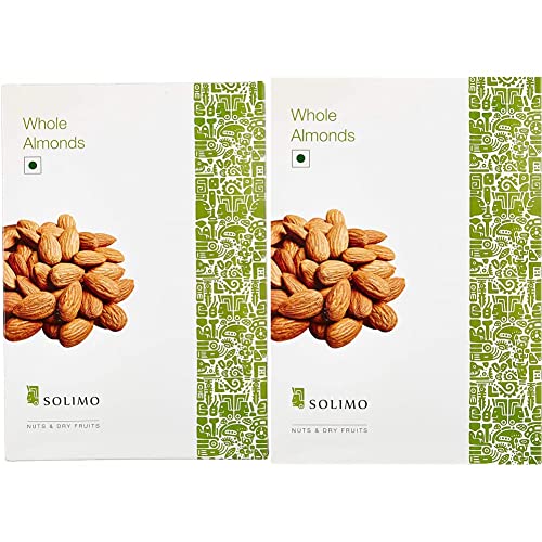 Image of Amazon Brand Vedaka Premium Almond Collection | California Grade Non-Pareil | Natural & Crunchy | No Added Preservatives or Flavors | Available in 250g & 1kg Packs | Pure Badam