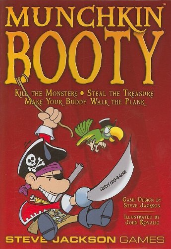 Steve Jackson Games Munchkin Booty 2: Jump The Shark – Erweiterung Für Munchkin Booty, Mit Neuen Monstern, Schätzen Und Piraten-Spaß, Englisch