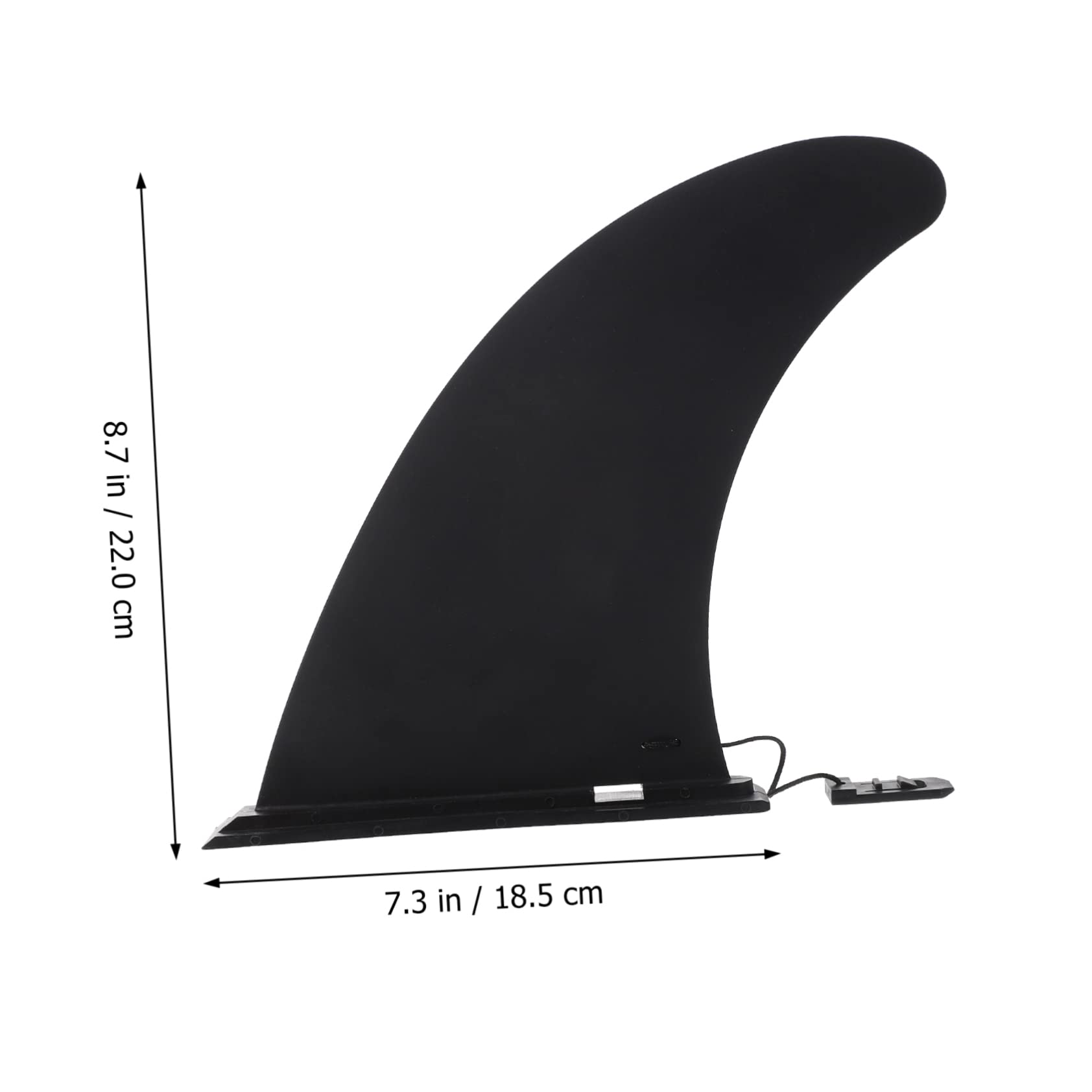 Aleta de Tabla de Surf de Nailon Clip, Paquete de 3 | Diseño Reforzado, para Surfboard, Negro, Cerrados y Rápidos, Sujeción Estable, Uso Deportivo