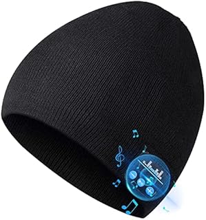 Bluetooth Beanie Hat Mens Gifts, Mens Beanie Hat Headphones Beanie, MIC for Hands-Free