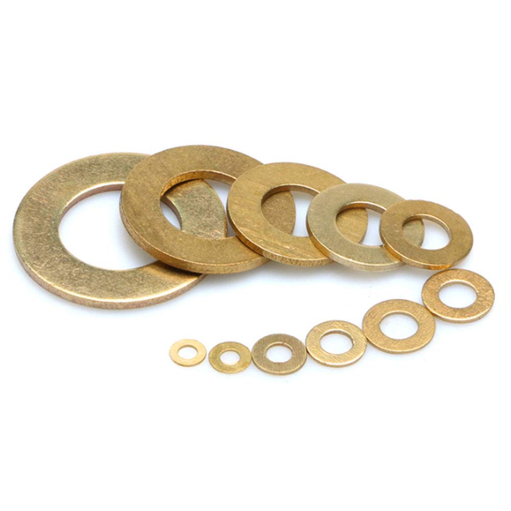 Kit Di 58 Rondelle Piatte In Ottone M3 – 3x12x1 Mm, Per Bulloni E Viti, Resistenti All'usura E Alla Corrosione, Per Riparazioni Meccaniche E Outdoor