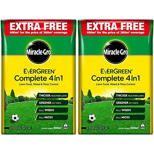 Fertiliser Miracle Gro Evergreen Complete 4 in 1 Lawn Food Weed Killer