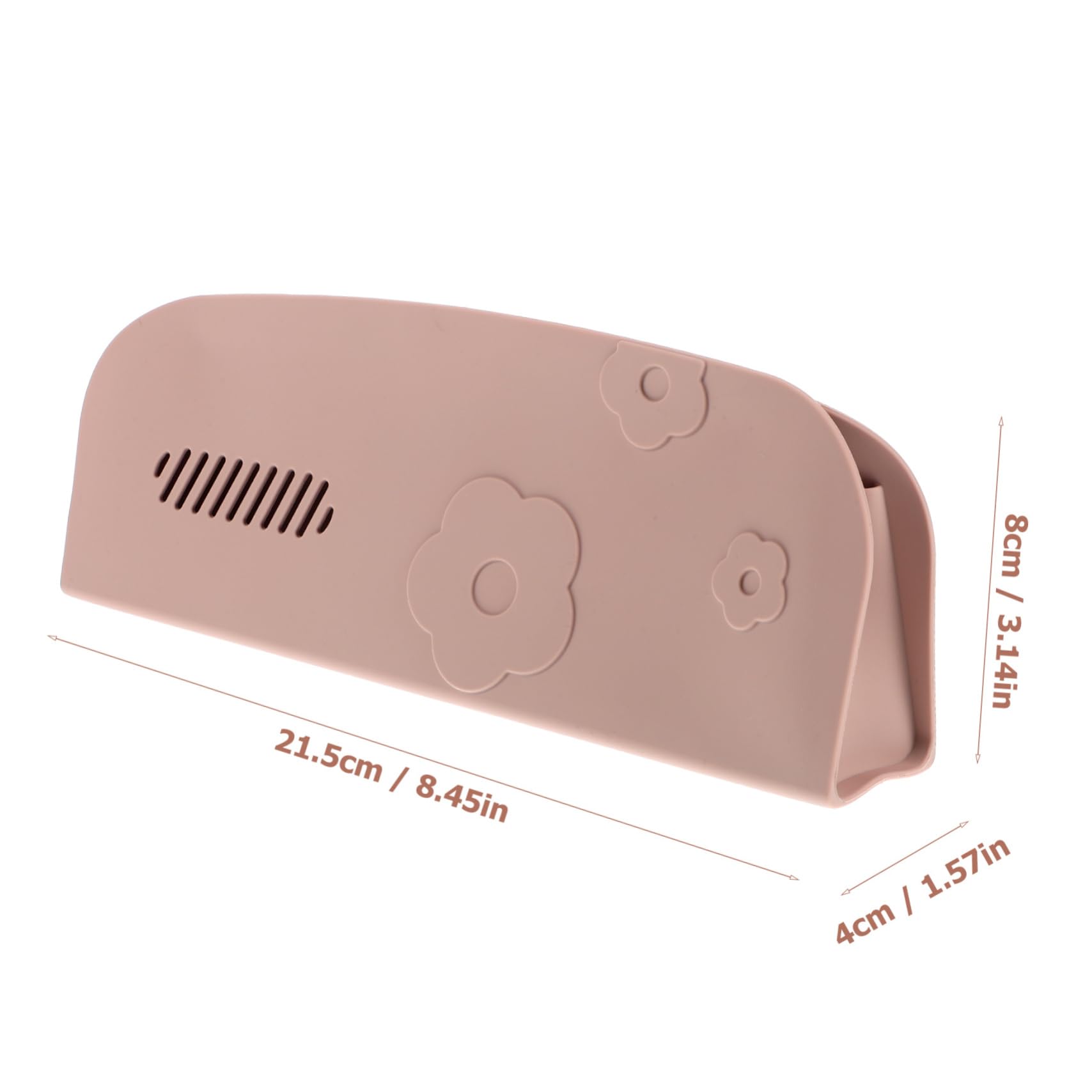 NIYANGLE Travel Makeup Brush Holder Portable Cosmetic Bag Silicone Makeup Brush Case