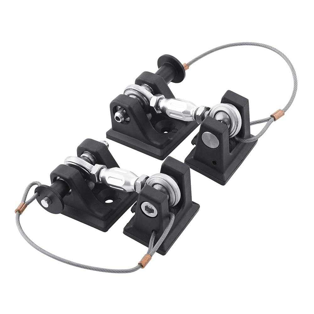 Combat Off Road 99-1090 Off-The-Turnbuckle Hood Latch Set – Fits 2007–2025 Wrangler/Gladiator – Billet Aluminum Construction – Free Limited Warranty Included